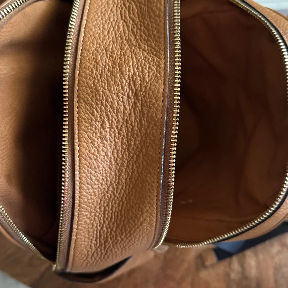 Coach Women's Court  Gold Penny Refined Pebble Leather Backpack C8521 - Picture 8 of 8